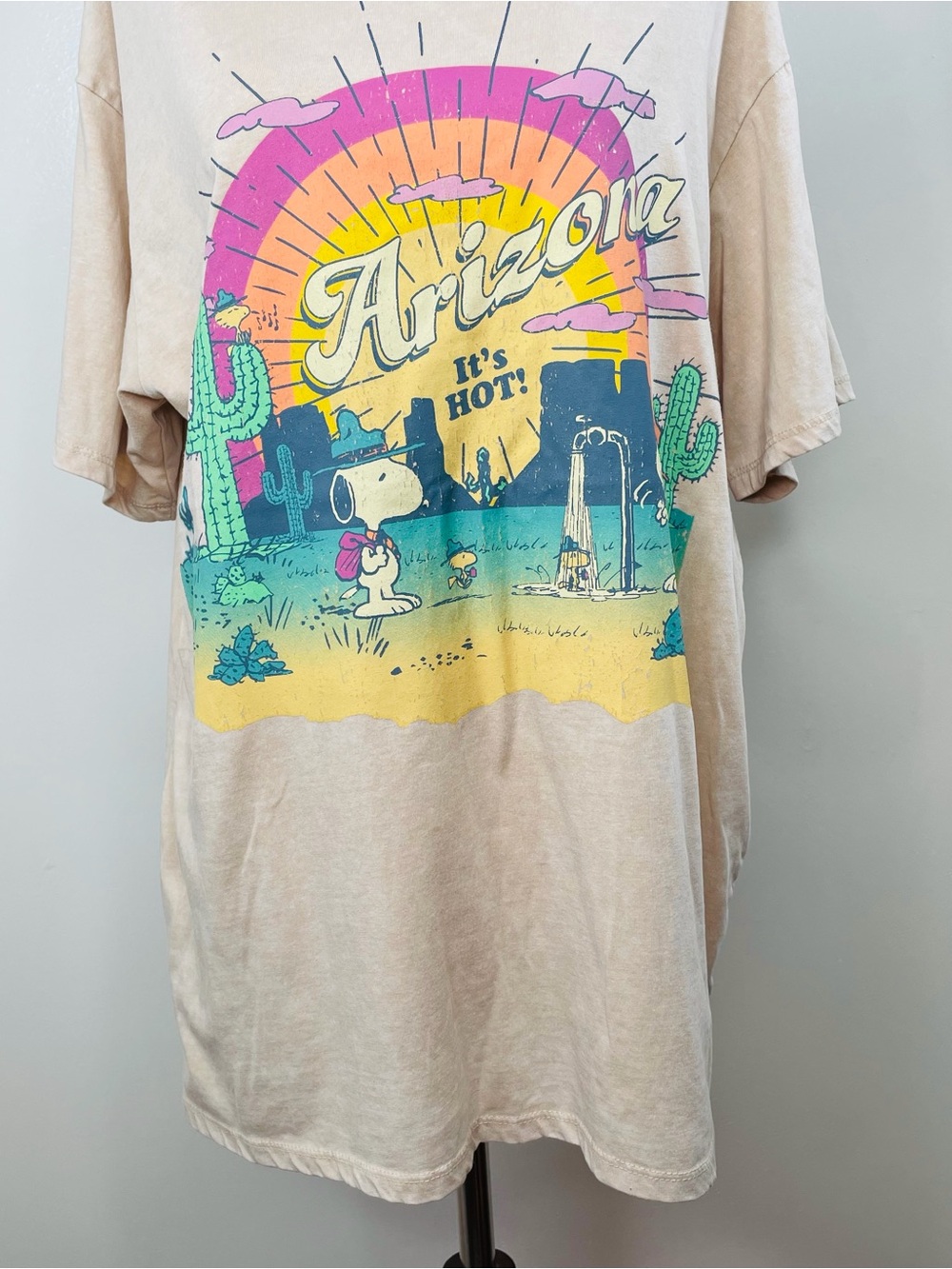 Peanuts Arizona Snoopy Graphic Tee Shirt - Picture 3 of 7